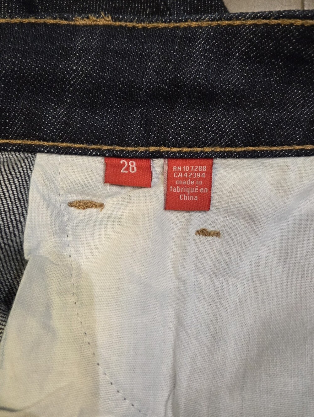 🌟Esprit Dark Blue Casual Denim Capris - Picture 4 of 5